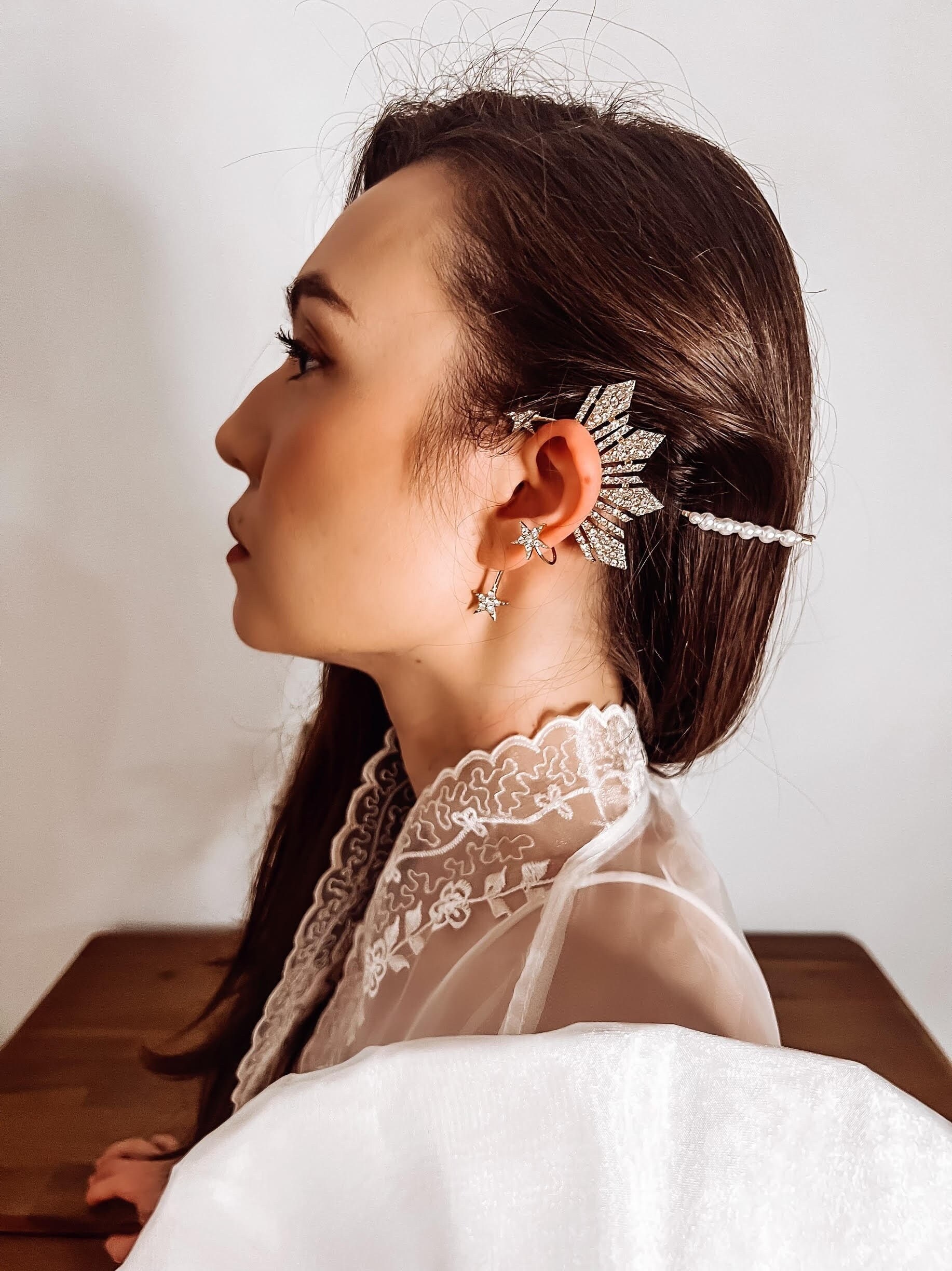 Catriona 'sun & Stars' Ear Cuff Miss Philippines Etsy