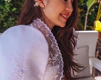 Catriona 'sun and Stars' Ear Cuff (gold, Glam) Miss Philippines