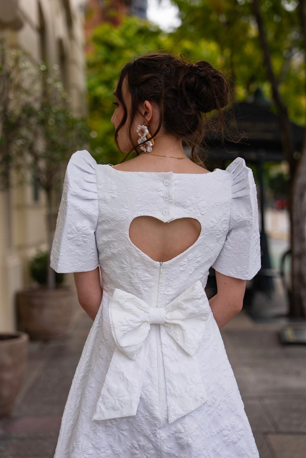 Filipiniana Dress | 'love' Snow White Midi Filipiniana Dress