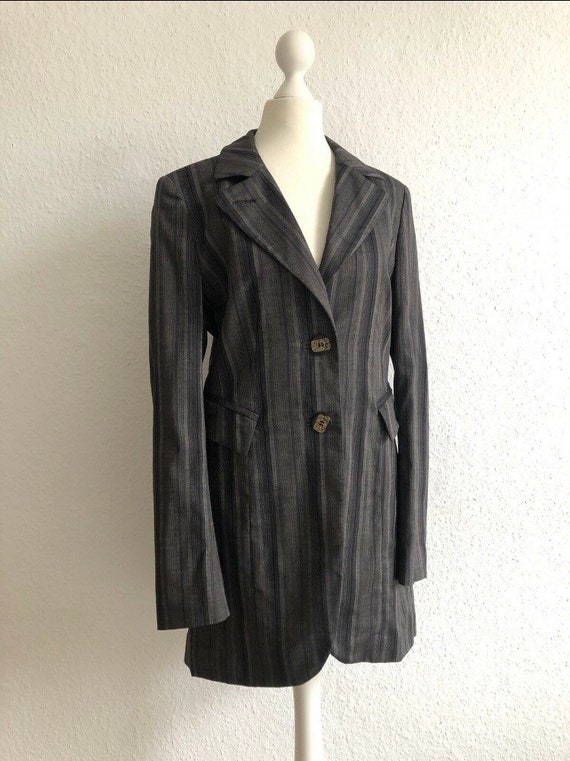 Vintage Kenzo Jungle Long Blazer Jacket Waisted W… - image 8