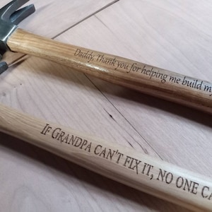 Personalized Hammer, Engraved Hammer, Custom Hammer, Personalized Hammer Gift, Gifts for Men, Husband Anniversary, Boyfriend Father&#39;s Day