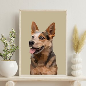 Custom Pet Portraits Using Pet Photo,Personalized Digital Dog Portraits,Cat Portraits,Custom Dog Portraits,Custom Pet Art,Pet Drawing
