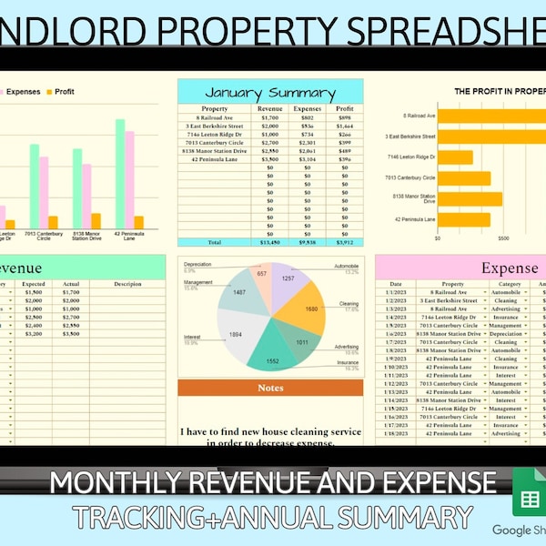 Unit Tracker Real Estate Spreadsheet Etsy