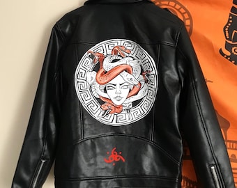 ヴェルサーチ X H&M レア レオパード ボンバー ジャケット