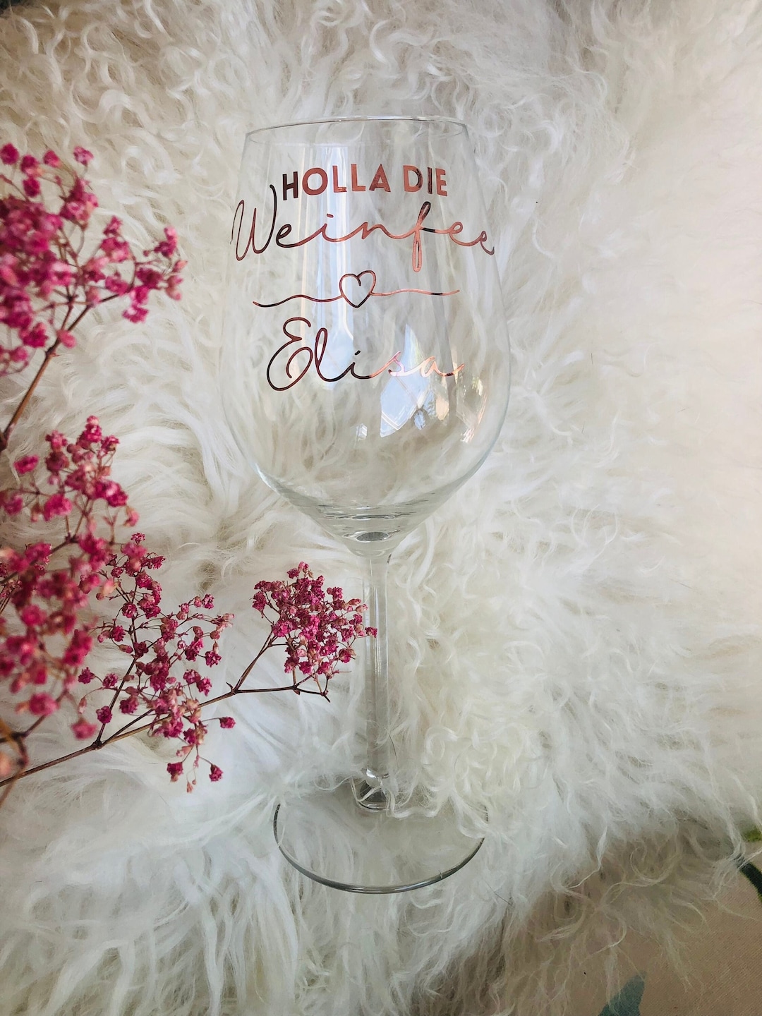 Weinglas mit Spruch personalisiert Weinglas zum Geburtstag Etsy.de
