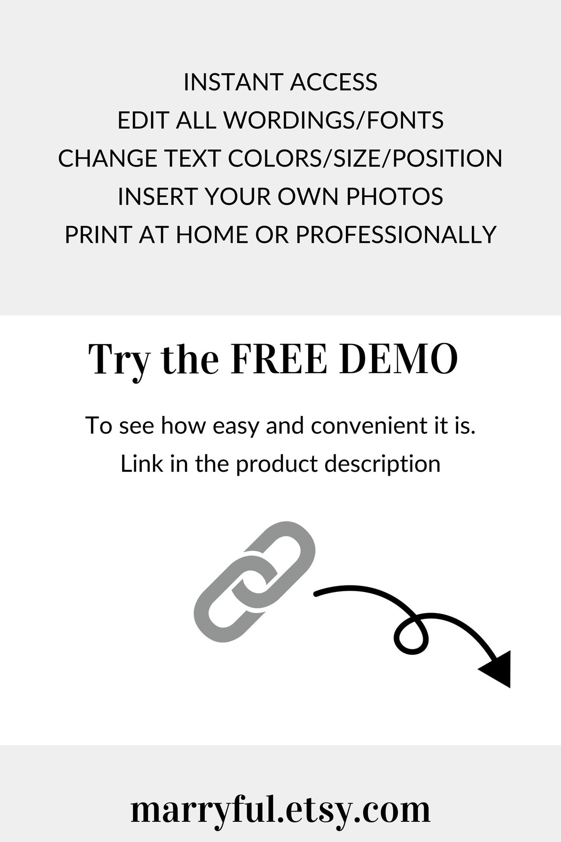 Simple Table Numbers Template to Download and Print for Modern Etsy