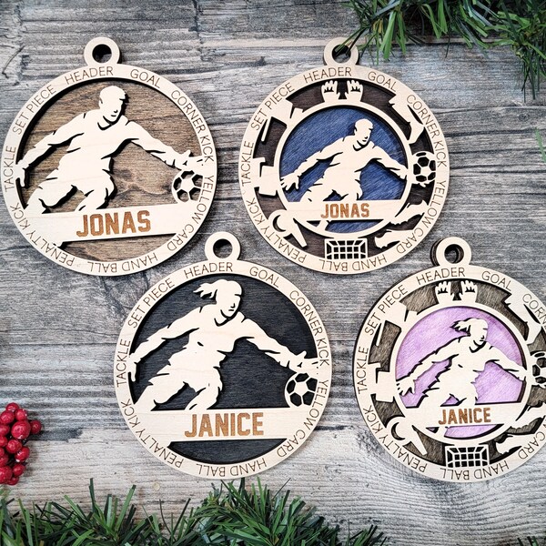 Soccer Ornament Etsy