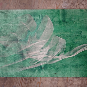 GRABADO EN MADERA ABSTRACTO, Pintura de arte abstracto, Grabado fino, Grabado placa de madera