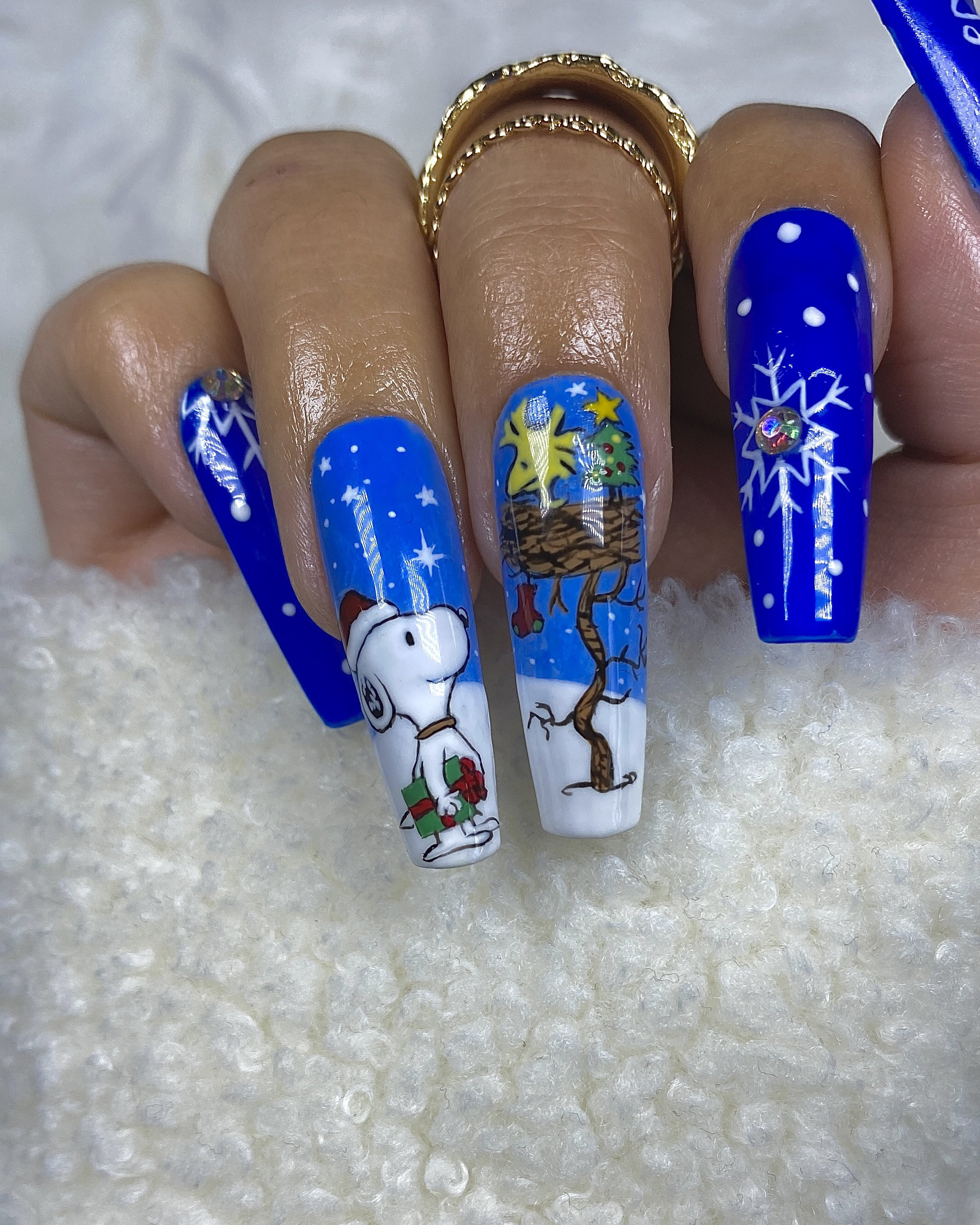 Christmas Nails/ Christmas Press on Nails - Etsy