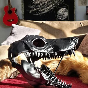 Hound Dog Mask | Customizable & Paintable | Cosplay Accessory | Fursona | Furry | K9 | Alternative | Therian | Wolf | Cainine image 3