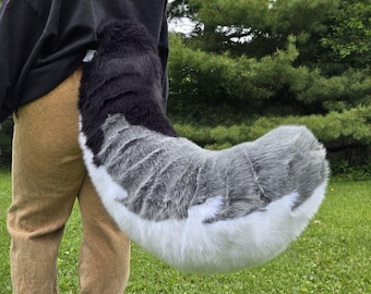 Hypermotion Large Canine Tail | FILE ONLY | TPU 3D Printed | Furry | Fursona | Therian | Fursuit Tail Base |  Not For Resale