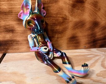 Rainbow Misfits!! | 3D printed | Demon | Articulated doll | Devil Rat | Misfit friend | Hand painted | Special Edition!