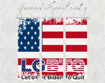 LGBTQ Lets Get Biden to Quit png, Tumbler Sublimation PNG, Let's Go Brandon png|  Sublimation, Anti-Biden Tumbler Transfer