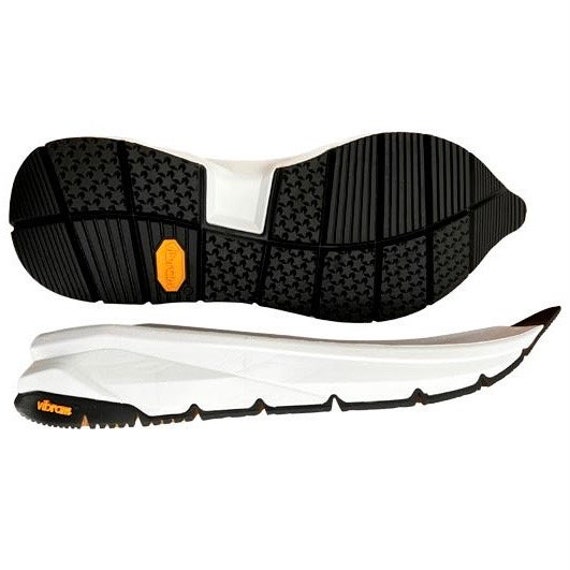 VIBRAM AUGUST 893 Sneaker / Runner Outsole White / Black VIBRAM AUGUST 893 Sneaker / Runner Outsole White / Black