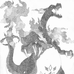 Gigantamax Charizard A5 Print