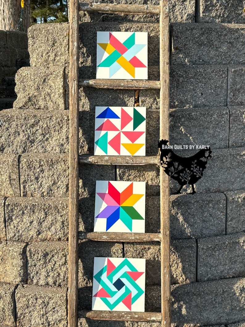 Barn Quilt, Star Barn Quilt, Wall Decor Barn Quilts, Star, Home Decor