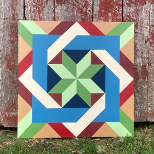 Barn quilt, Labyrinth Barn Quilt, Wall Hanging, Wall decor, Painting, Home Decor, Primitive, gifts, gifts for her, mom