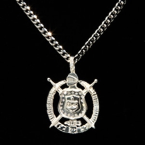 Sterling Silver Fraternity/Sorority Pendant or Lapel Pin