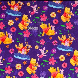 Cute cartoon winnie , cotton fabric DIY