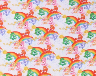 Cute cartoon care bears polyester cotton fabric DIY