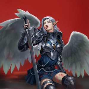 Fantasiepersonageconcept, boekomslagkunst, portretten, token, DnD, D&D-personages