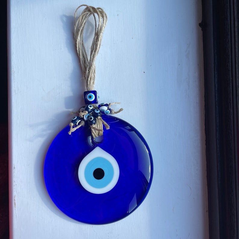 Evil Eye Wall Decor Gold Pattern Wall Hanginggreek Evil Eye Etsy