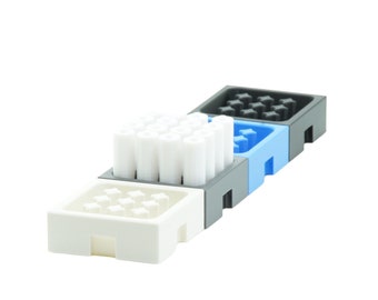 AAA battery storage box - drawer organizer - many sizes and colors - individually stackable - combinable