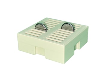 CR1620 button cell storage - drawer organizer - combinable with other container types and sizes - individually pluggable