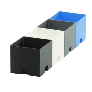 Box ECO 2x1 high - drawer organizer - drawer insert - can be combined with other container types and sizes - individually pluggable