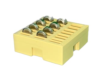 Button cell LR-Mix storage - drawer organizer - combinable with other container types and sizes - individually pluggable