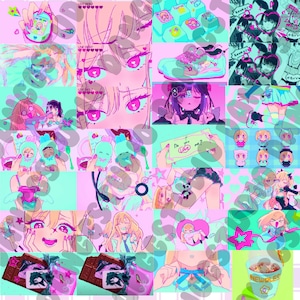 MDUD Chibi Cosplay Marin S2 End OST Die Cut Sticker Pack | anime sticker | weatherproof matte sticker | laptop journal planner sticker decal