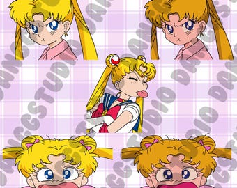 Pretty Magical Guardian Girl Anime Die Cut Sticker | anime sticker | weatherproof matte sticker | laptop journal planner sticker decal