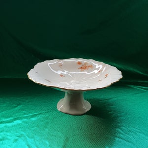 Mikasa Bone China Pedestal Floral Dish with Butterfly