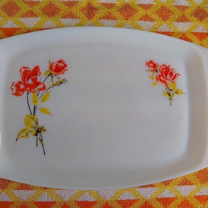 Vintage JAJ Pyrex platter Made in England