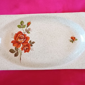 Plato sándwich Wood & Sons Burslem &quot;Avalon Rose&quot;