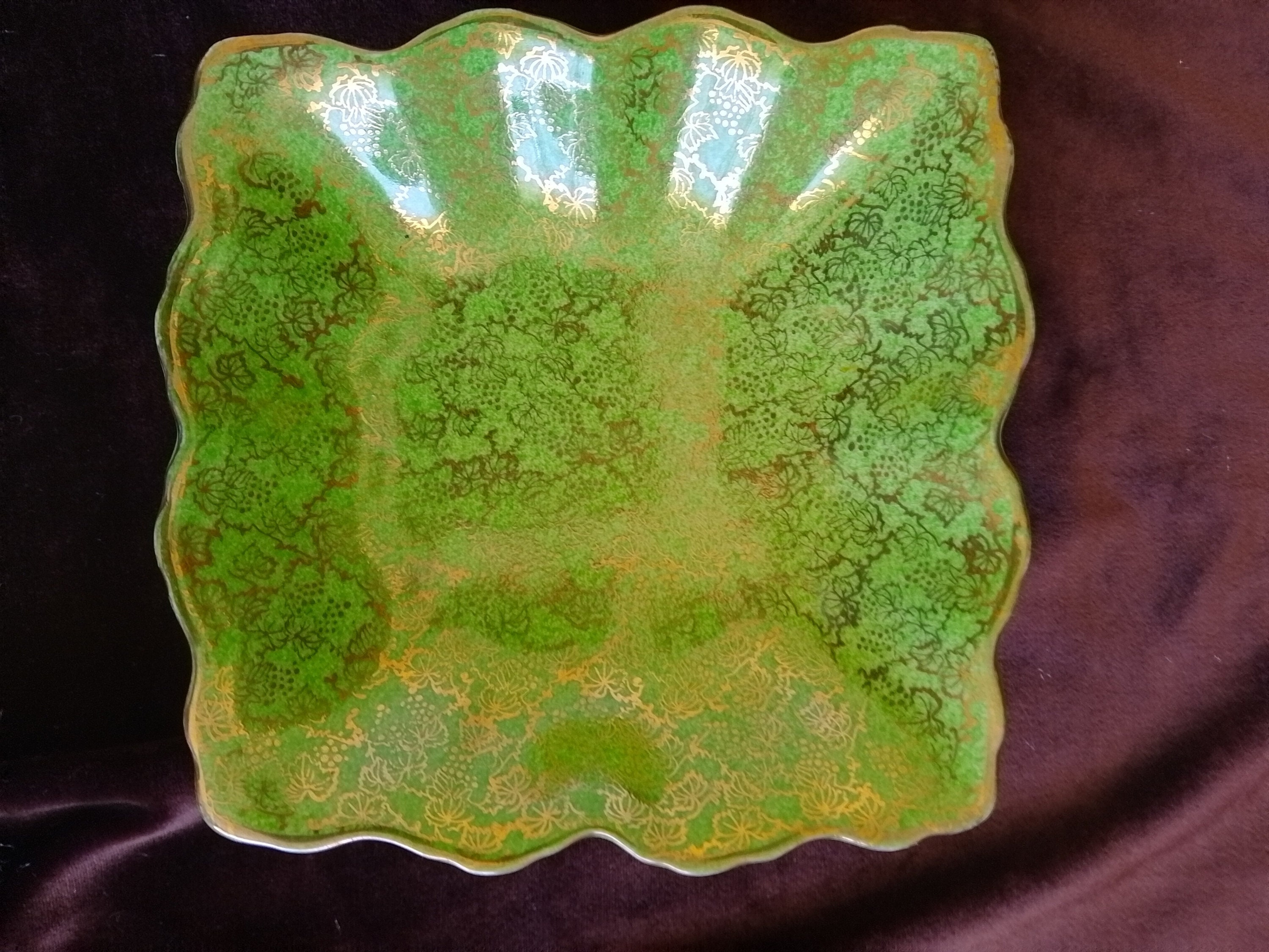 【BURSLEM】アンティーク　プレート Rare Vintage Midwinter Burslem Porcelain Dish - Etsy