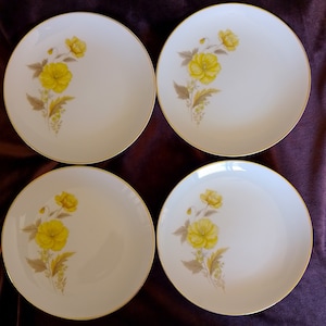 Yamato Fine China Japan Royal Series side plates x 4