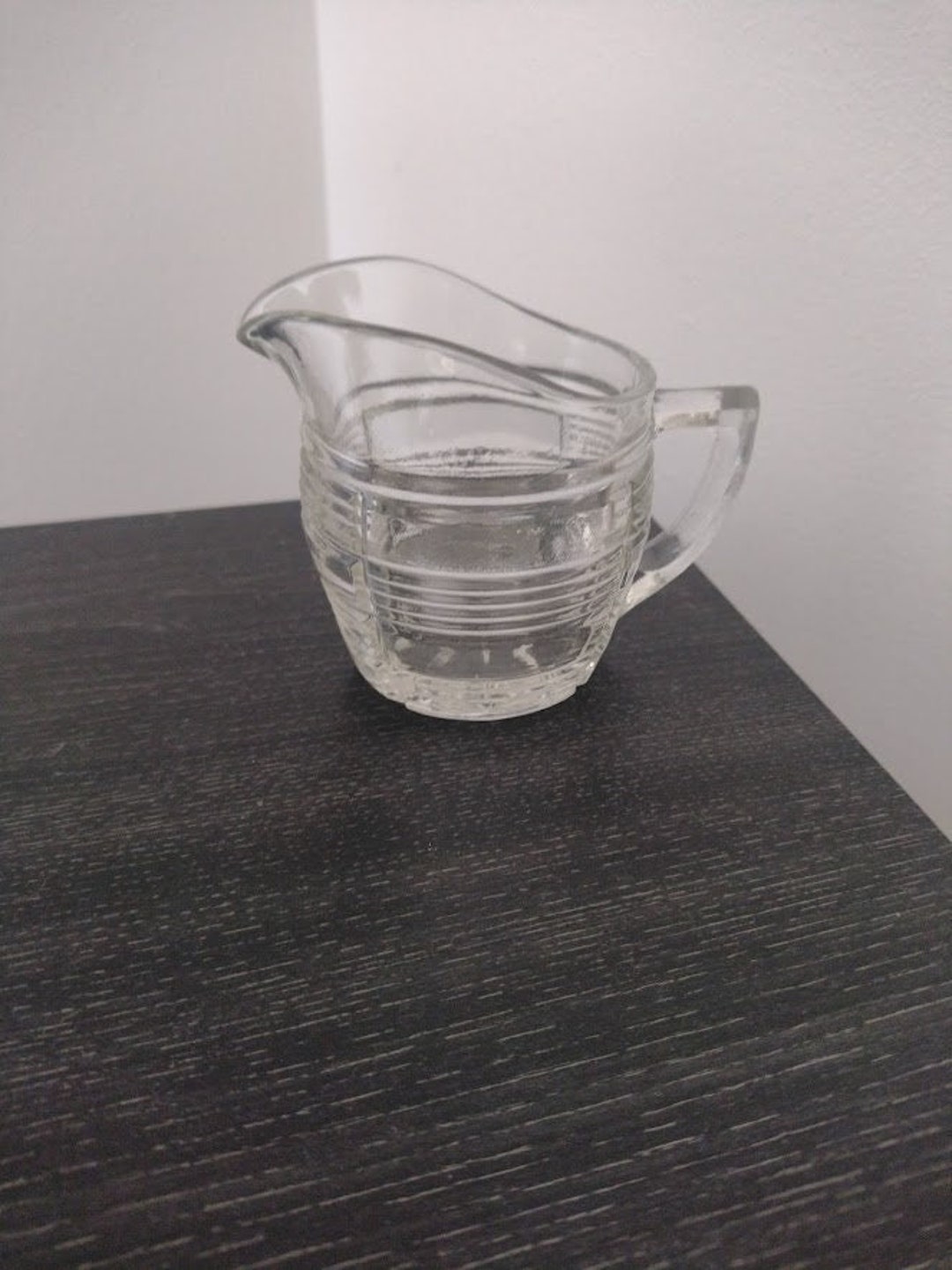 Vintage Depression Glass Creamer Jug. Etsy Australia