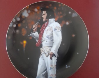 1991 Plaque de collection Delphi Elvis Presley « Aloha From Hawaii »