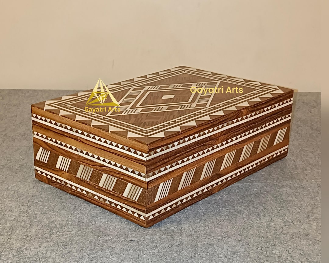 Large Bone Inlay Storage Box Handmade Bone Inlay Teakwood Jewelry Box: Keepsake Storage - Etsy