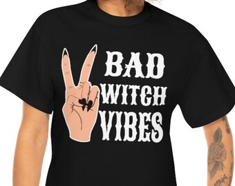Bad Witch Vibes shirt, Witch shirt, Halloween Shirt, That witch Shirt, Halloween Tees, Halloween Party T-shirt, Funny Halloween Shirts