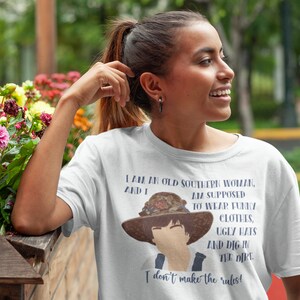 I Don&#39;t Make the Rules Vintage T-Shirt, Southern women, Funny quote, Steel Magnolias Shirt, Ouiser Boudreaux Shirt, TV, Movie quote