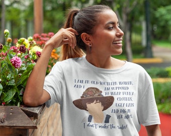 I Don't Make the Rules Vintage T-Shirt, Southern women, Funny quote, Steel Magnolias Shirt, Ouiser Boudreaux Shirt, TV, Movie quote