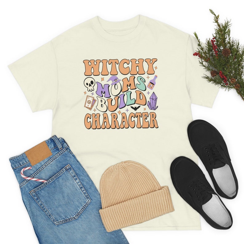 Witchy Moms Build Character Shirt, Halloween Shirt For Mom , Halloween Shirt, Witchy Mom Shirt, Halloween Mama Shirt, Halloween image 8
