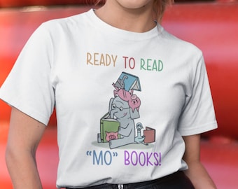 Ready to Read Mo Books Shirt, More Books back to school Shirt, Book Characters tee for school, teacher gift, children's book gift