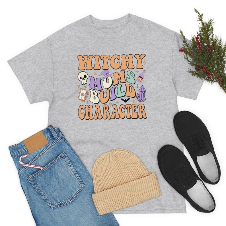 Witchy Moms Build Character Shirt, Halloween Shirt For Mom , Halloween Shirt, Witchy Mom Shirt, Halloween Mama Shirt, Halloween image 7