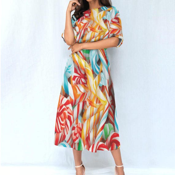 midi dress for holiday party Sequin Mesh Midi Dress main image 0