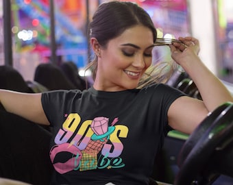90's Babe T-shirt, Cute Women Tshirts, 90's Kid Tshirt, Throwback Shirt, New Generation Shirts, 90s Birtday Shirt, Women, Cropped T-Shirt