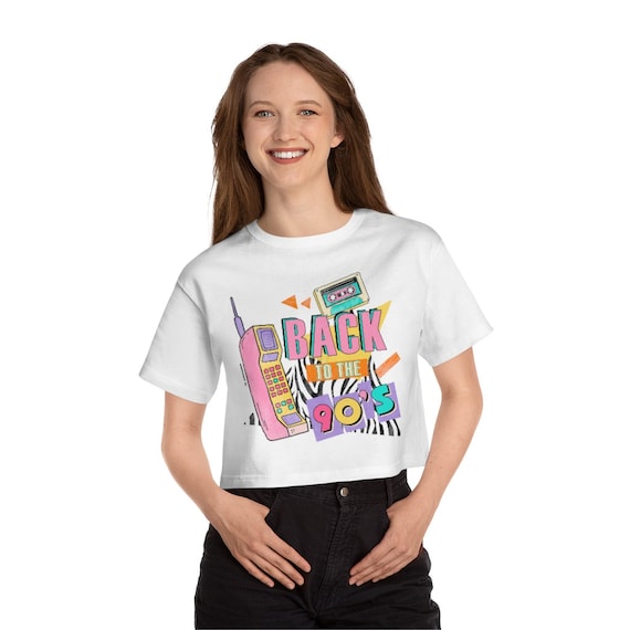 Back to 90s T-shirt, Womens Graphic Tee, Retro Nostalgia 90s Shirt