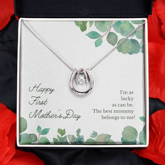 Day Necklace First Mother's Day Gift | Etsy